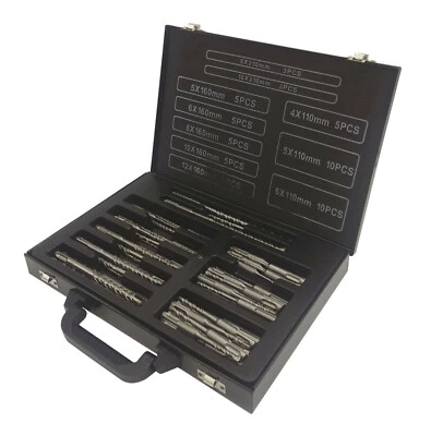 SDS-plus Betonbohrer Set 56 tlg. 4,0 - 12,0 mm Steinbohrer Hammerbohrer