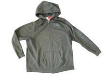 Vintage Nike Swoosh Full Zip Up Hoodie Mens Size XL Red Tags