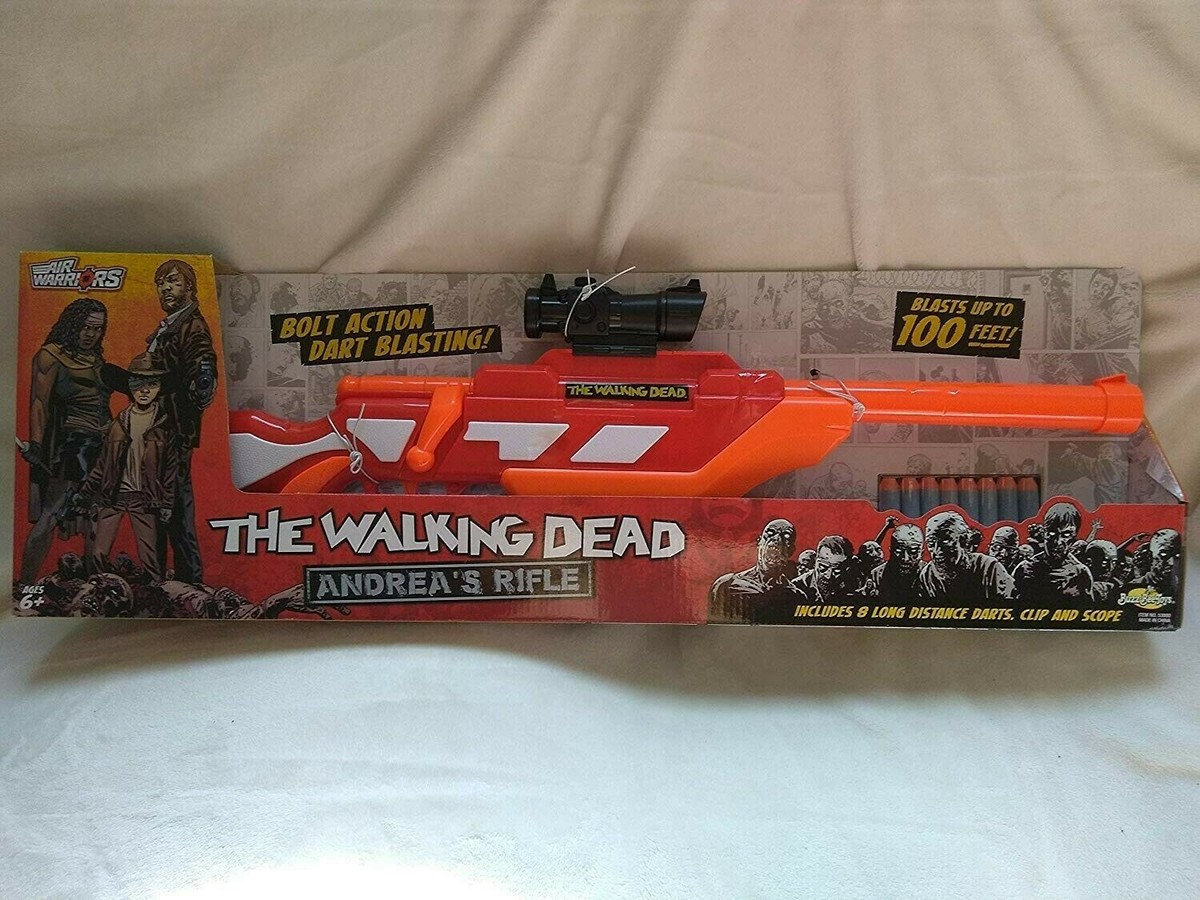 Air Warriors The Walking Dead Andrea's Rifle With Bolt Action Dart