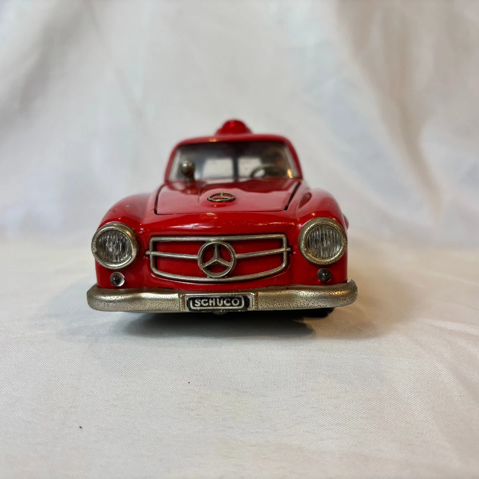Coche De Colección Schuco Elektro Razzia 5509 Rojo Mercedes 190SL No Funciona SIN LLAVE Alemania Foto 3 de 4