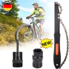 3tlg Kettenpeitsche Ritzelabzieher Schraubkranz Fahrrad Reparatur Werkzeug Set