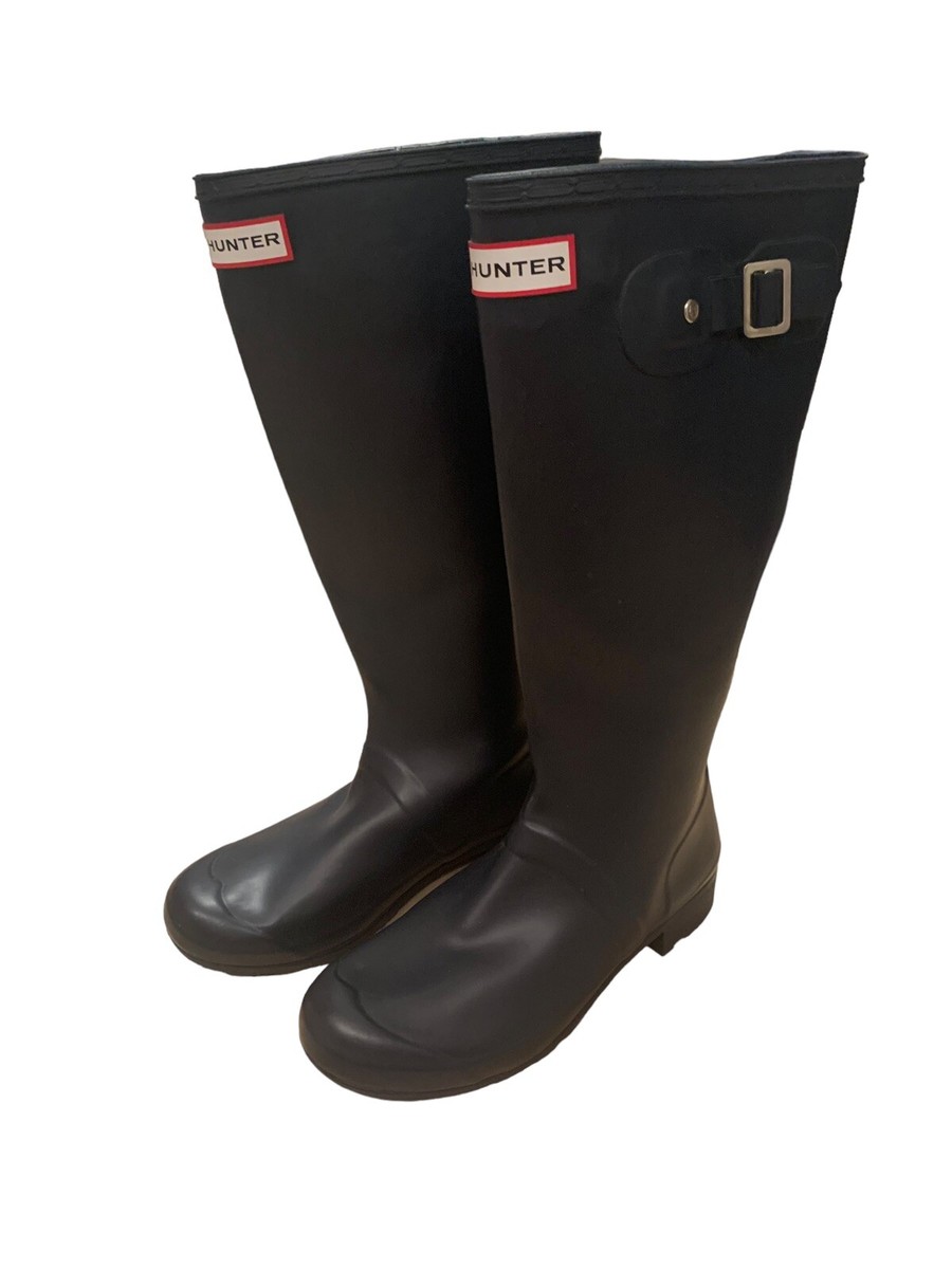 靴 HUNTER ORIGINAL TALL Amazon.com | HUNTER Men's Walking Rain Boot, Dark Blue, 6.5