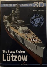 Kagero 16030 Heavy Cruiser Lutzow-Super Drawings in 3 D by Stefan Draminski