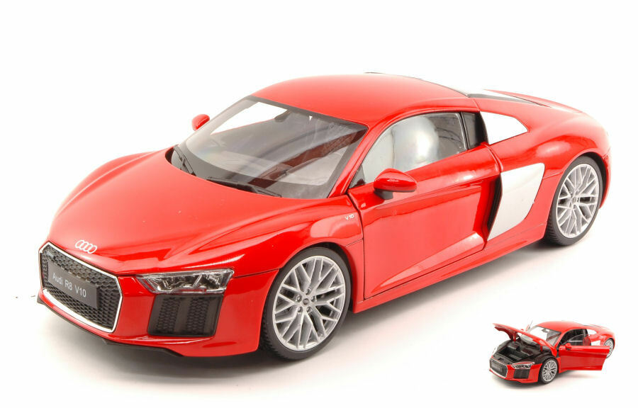 Audi R8 V10 plus Coupé ミニカー レッド Audi R8 V10 Plus Mini Car 1:43 Scale Red Audi Sport