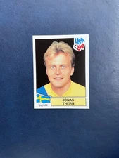 Panini USA 94 N 159 JONAS THERN Sverige Footballers Figure Sticker 
