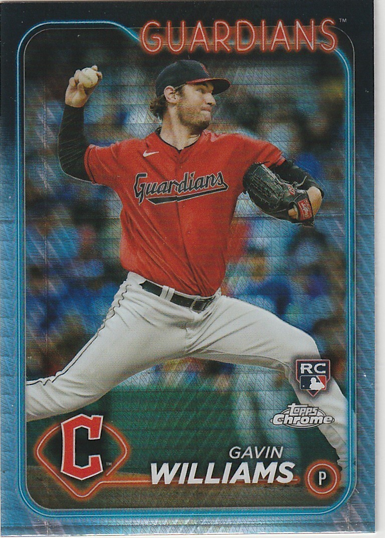 2024 Topps Chrome Prism Refractor #15 Gavin Williams Guardians