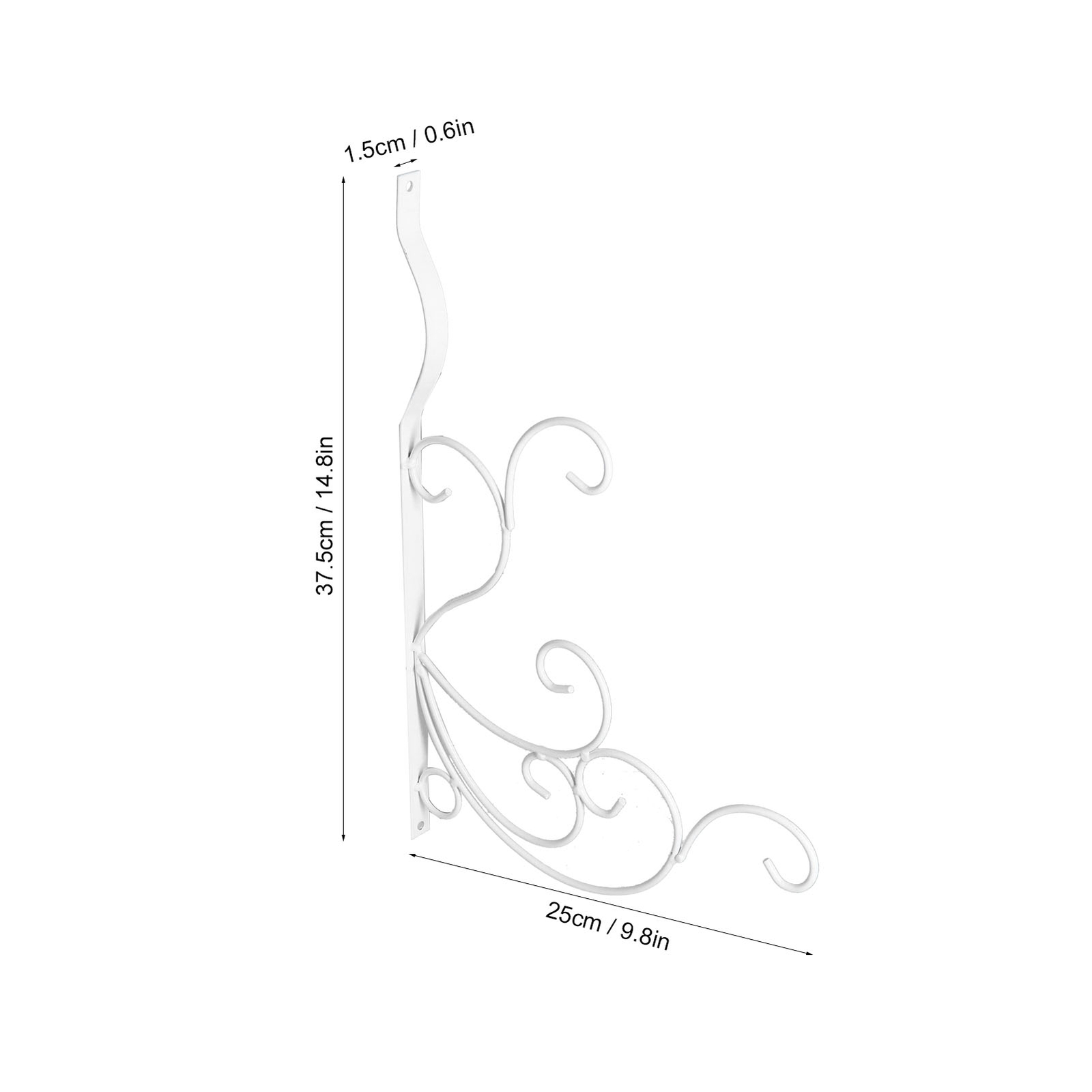 Iron Decorative Wall Hook Indoor Outdoor Decorative Iron Wall Hooks For