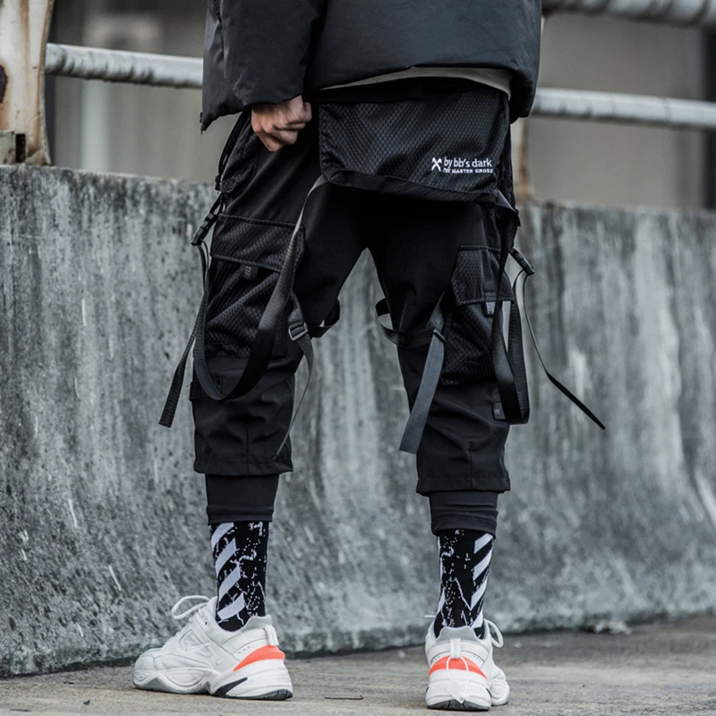 Cargo Pants Men Harajuku Track Trouser Hip Hop Streetwear Techwear Pants  Joggers