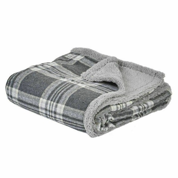 grey dog blanket