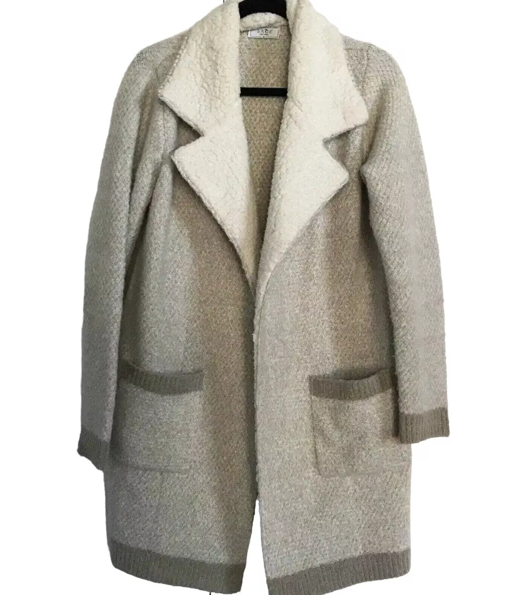 Fleece coatigan store