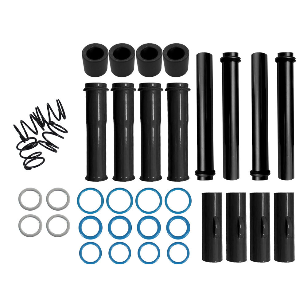 Twin Cam Adjustable Pushrods&Black Push Rod Covers Kit For 9917 Harley