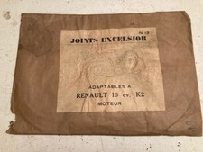 POCHETTE DE JOINTS D,ANCETRES NEUF D,EPOQUE EXCELSIOR RENAULT 10CV