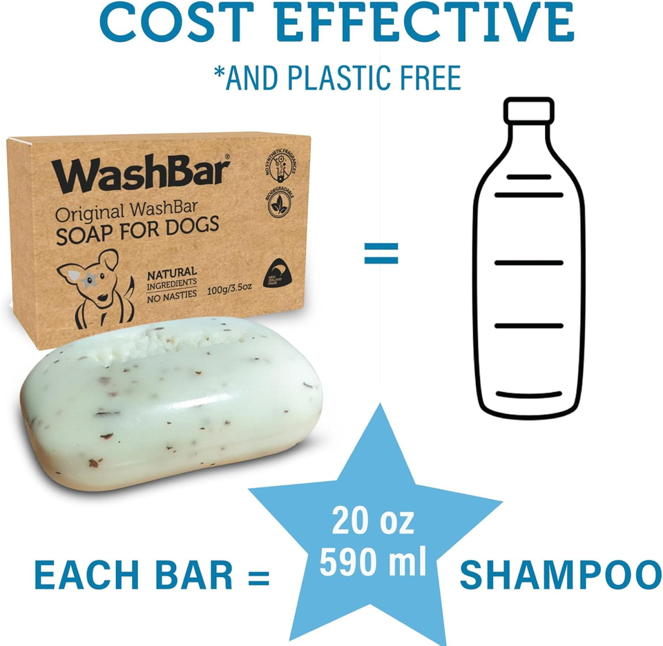 WashBar Natural Dog Soap Bar Natural Dog Shampoo Bar and Dog Shampoo