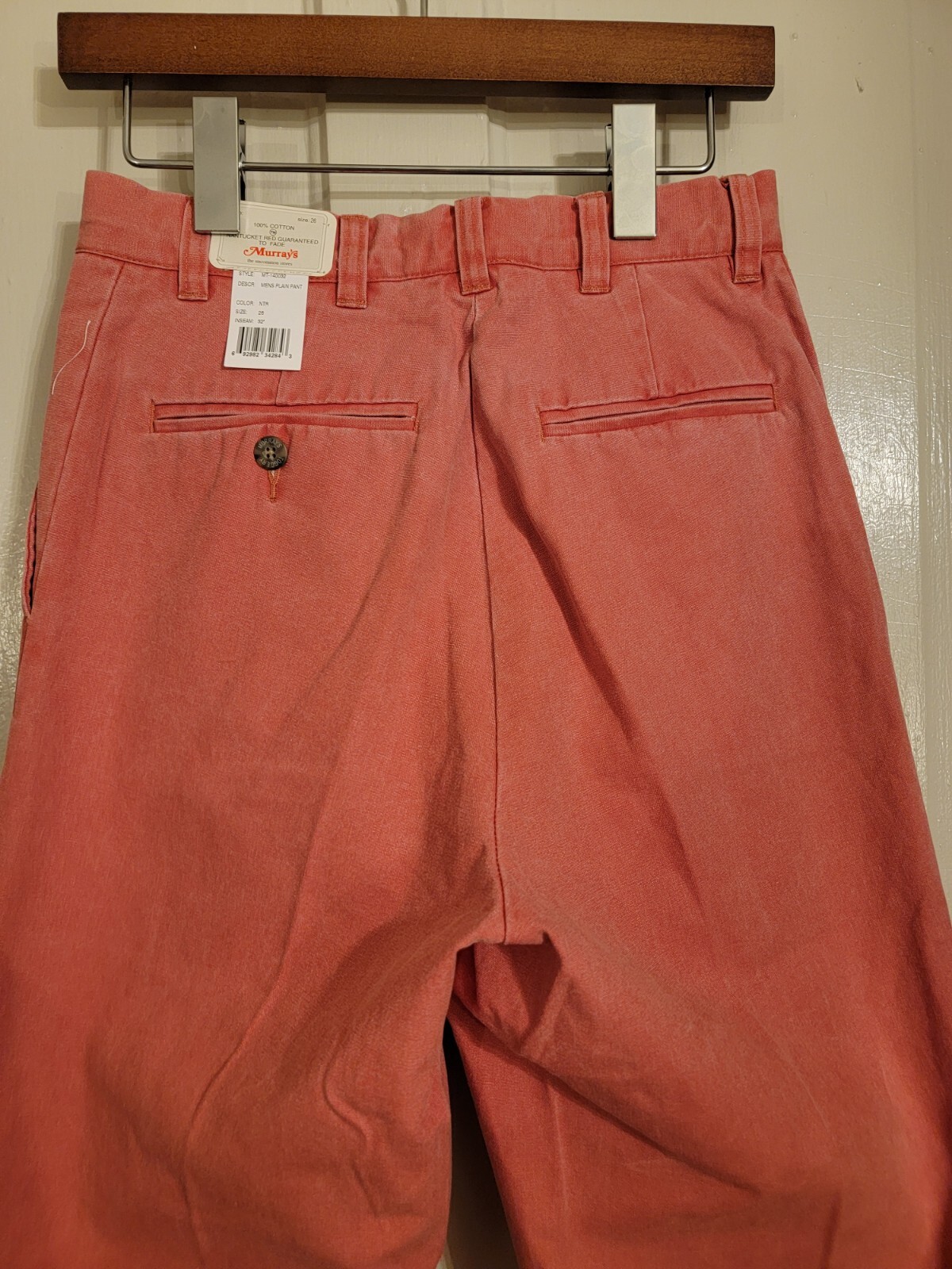 MURRAY'S NANTUCKET REDS COLLECTION MENS 26x32 PLAIN FLAT FRONT PANTS ...