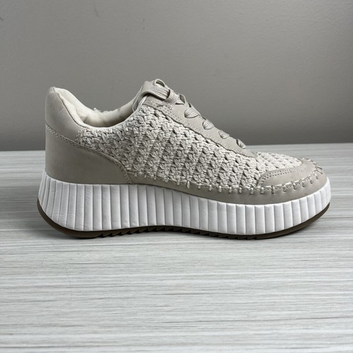 Dolce Vita Denae Beige Cream Platform Sneakers Shoes Women’s 8 - Picture 4 of 16