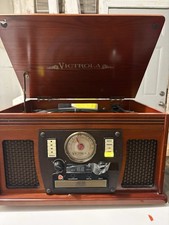 Victrola VTA-300B 7-in-1 Nostalgic Center Tur...
