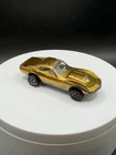 Vintage Hot Wheels Redline Custom Corvette Gold US - Nice Filler Car