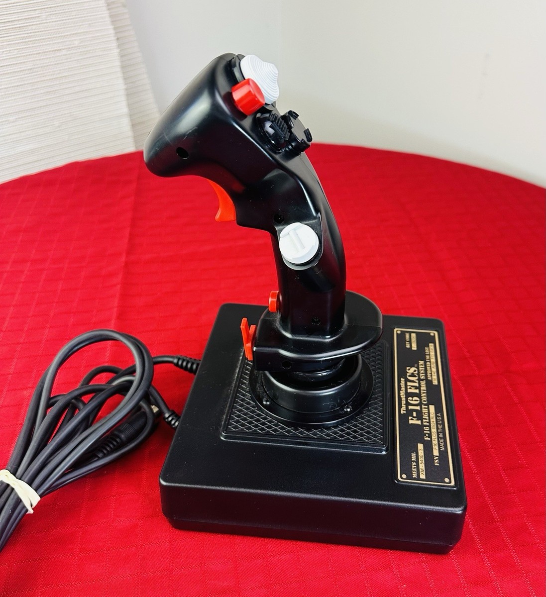Thrustmaster F-16 FLCS XM-5400-3 Flight Control System PC Joystick