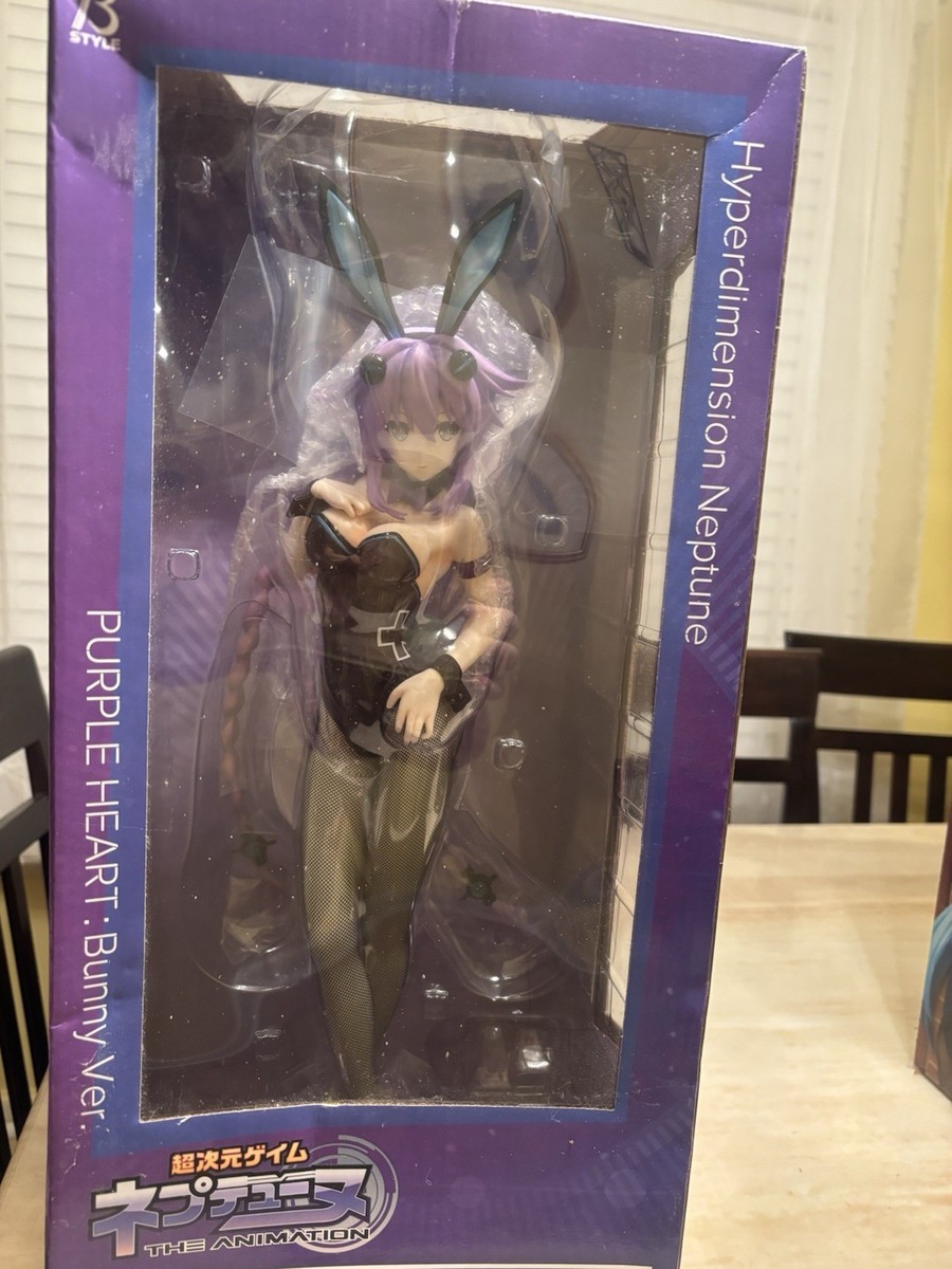 Hyperdimension Neptunia Purple Heart Bunny Ver. 1/4 Figure FREEing