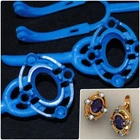 2 pairs Earring Wax patterns for lost wax casting Gold Jewelry/waxes_0736