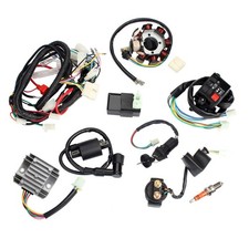 CDI Wire Harness Wiring Loom Coil Rectifier Kit Fit 125cc-250cc ATV Quad Pit Bik