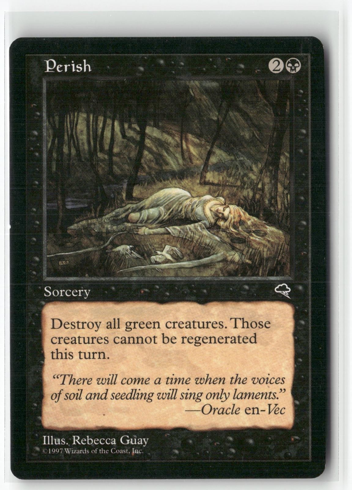 Perish 147 Uncommon Tempest Magic: The Gathering Lightly Played