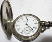 Hamilton Sidewinder Pocket Watch Grade 925 17J 18s, runs well
