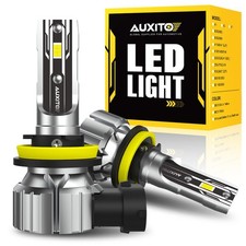 Auxito H8 H11 Led Fog Light Bulb Kit High Low Beam Headlight 6500k Super White A Auxito H8 H11 Led Fog Light Bulb Kit High Low Beam Headlight 6500k Super White A