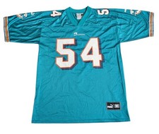 Miami Dolphins 1999 Heimtrikot NFL #54 Zach Thomas Puma Medium kostenloser Versand 