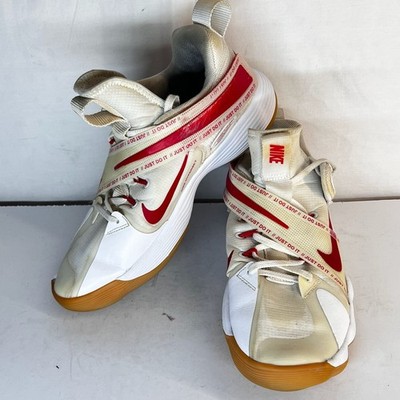 Nike React Hyperset White Red Vollyball Shoes Mens or Womens
