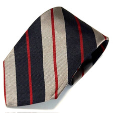 Vintage Brooks Brothers Tie Black Label Multicolor Stripes Preppy Ivy Academia
