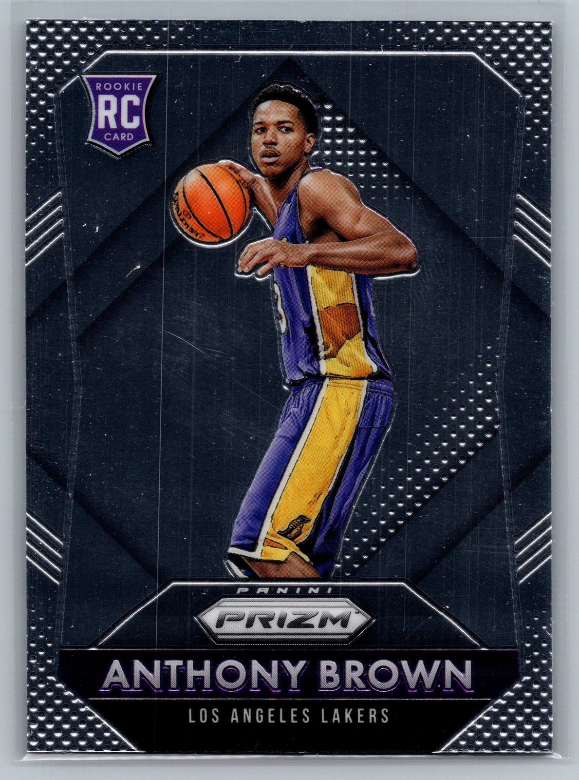 2015-16 Panini Prizm #304 Anthony Brown Los Angeles Lakers RC Rookie