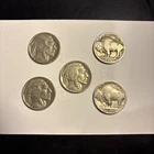 Lot Of 5 Buffalo Nickels FULL DATE Random Dates Random Mint Marks