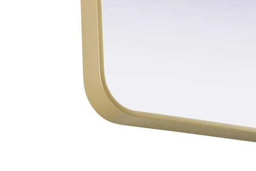 Elegant Lighting MR8A2736 Remy 27"W x 36"H Rectangular Flat - Silver - Picture 9 of 12