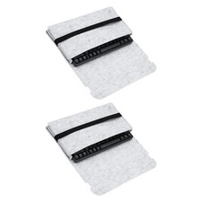 2Pcs 30 x 15 cm 60 Keys Keyboard Case for Mechanical Keyboards, Gray