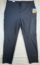 Columbia Women  s XL Black Omni-Shield Pants Skinny Leg Regular Fit NWT