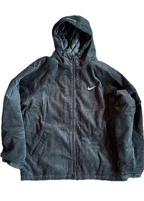 Nike x Supreme Arc Corduroy Hooded Jacket Black SS22 DM1772-010