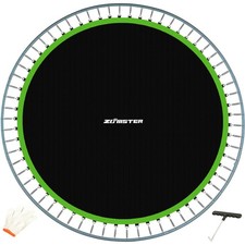 Zoomster Replacement Jumping Mat, Fits 15 ft Round Trampoline Frame with 96 V-Ho