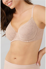 76 Wacoal 853471 Taking Sides Smoothing Underwire T-Shirt Bra, Size 32DDD