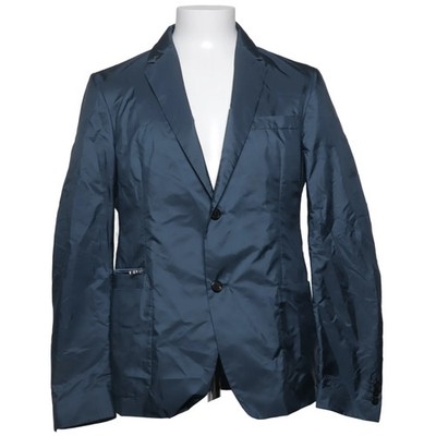 Prada Linea Rossa, Blazer, Größe: 50, Blau, Polyamid, Einfarbig, Herren #NOo