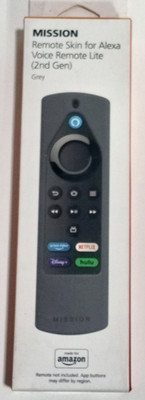 Made for Amazon Mission Remote Skin for Alexa Voice Remote Lite (2nd Gen) - Gray