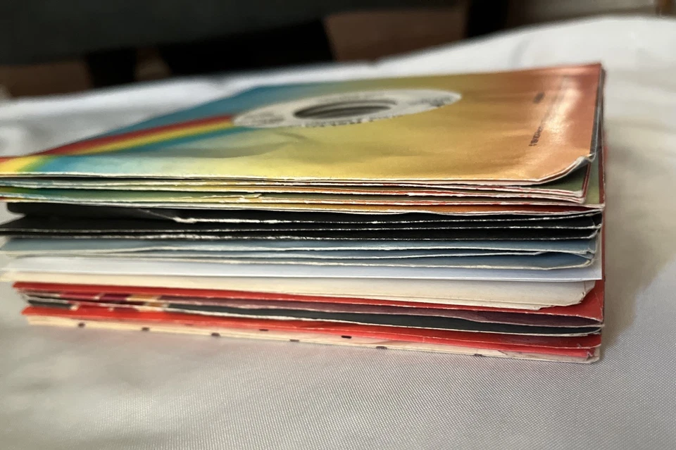 WHITE LABEL PROMO  7" 45rpm LOT: 25 Classic US records + company sleeves! #6 - Image 2 of 4