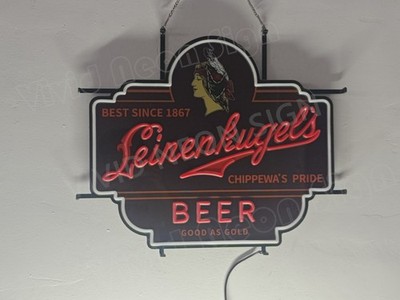 NICE INN レトロサイン 約60cm x 60cm Leinenkugel's Beer Since 1867 24
