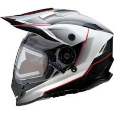 Z1R Range Bladestorm Electric Visor Full Face Helmet - Black/Red/White - Small