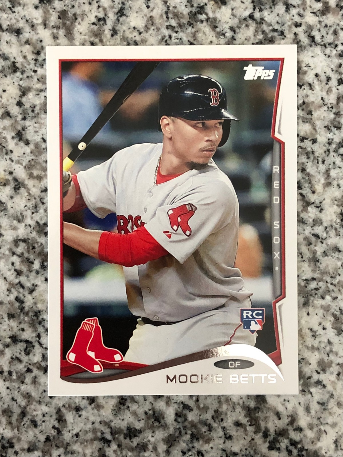 2014 Topps Update ~ Mookie Betts (Batting) ~ #US-26 ~ Rookie RC