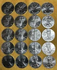 20 TROY OZ SILVER AMERICAN SILVER EAGEL ROLL 20x 2018 APMEX 1 LB + PURE SILVER