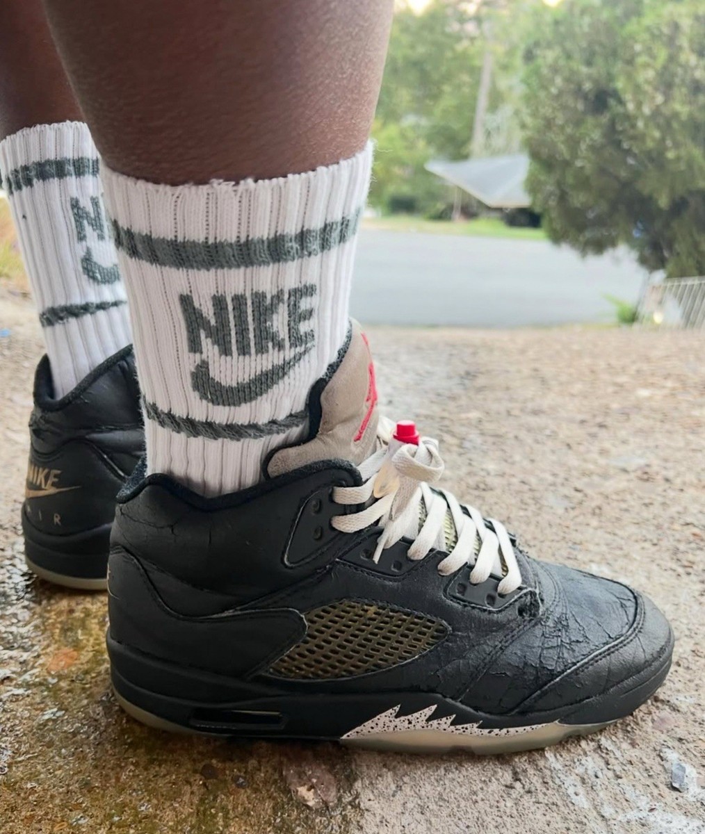 Original Nike Air Jordan 5 Black Metallic 1990🦄🎄 | eBay