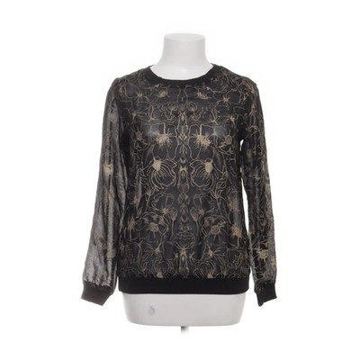 Kazo, Bluse, Größe: XXS, Schwarz/Mehrfarbig, Polyester, Paisley, Damen #0Kd