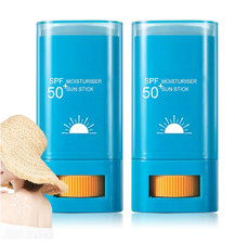 2 PCS Face Sunscreen Stick,SPF 50 Stick Face,Oil Control 2P