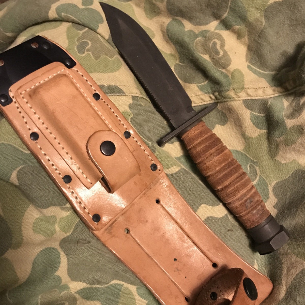 US Military JET Pilot Knife & Sheath USGI EXC Unissued USA